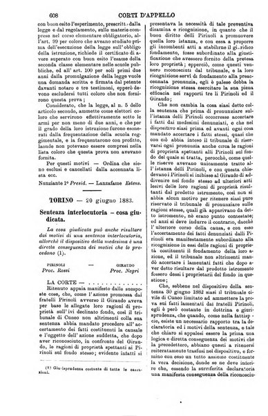 Annali della giurisprudenza italiana raccolta generale delle decisioni delle Corti di cassazione e d'appello in materia civile, criminale, commerciale, di diritto pubblico e amministrativo, e di procedura civile e penale