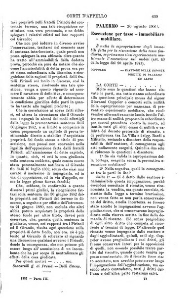 Annali della giurisprudenza italiana raccolta generale delle decisioni delle Corti di cassazione e d'appello in materia civile, criminale, commerciale, di diritto pubblico e amministrativo, e di procedura civile e penale