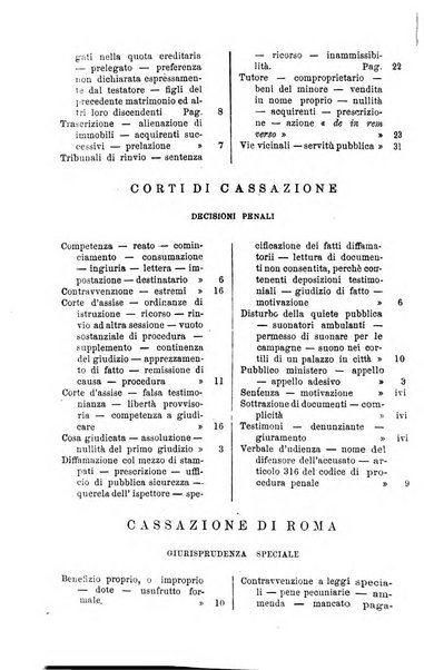 Annali della giurisprudenza italiana raccolta generale delle decisioni delle Corti di cassazione e d'appello in materia civile, criminale, commerciale, di diritto pubblico e amministrativo, e di procedura civile e penale