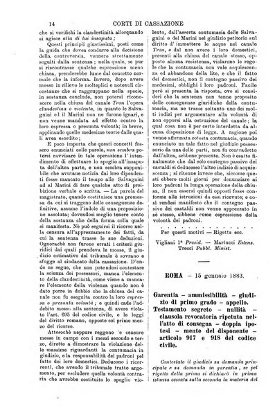 Annali della giurisprudenza italiana raccolta generale delle decisioni delle Corti di cassazione e d'appello in materia civile, criminale, commerciale, di diritto pubblico e amministrativo, e di procedura civile e penale