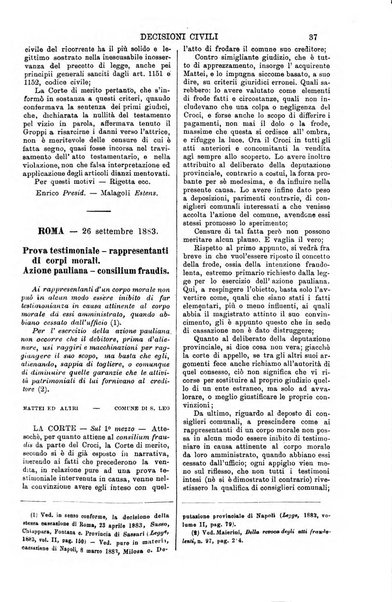 Annali della giurisprudenza italiana raccolta generale delle decisioni delle Corti di cassazione e d'appello in materia civile, criminale, commerciale, di diritto pubblico e amministrativo, e di procedura civile e penale