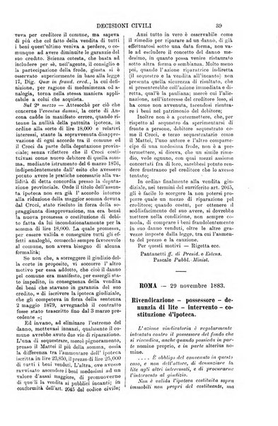 Annali della giurisprudenza italiana raccolta generale delle decisioni delle Corti di cassazione e d'appello in materia civile, criminale, commerciale, di diritto pubblico e amministrativo, e di procedura civile e penale