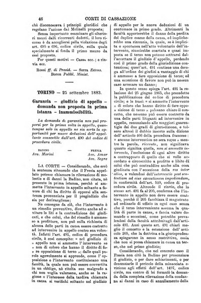 Annali della giurisprudenza italiana raccolta generale delle decisioni delle Corti di cassazione e d'appello in materia civile, criminale, commerciale, di diritto pubblico e amministrativo, e di procedura civile e penale