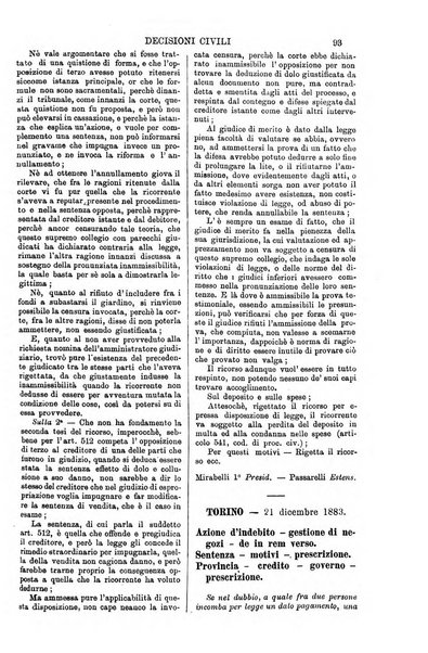 Annali della giurisprudenza italiana raccolta generale delle decisioni delle Corti di cassazione e d'appello in materia civile, criminale, commerciale, di diritto pubblico e amministrativo, e di procedura civile e penale