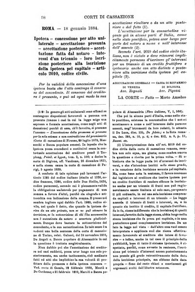 Annali della giurisprudenza italiana raccolta generale delle decisioni delle Corti di cassazione e d'appello in materia civile, criminale, commerciale, di diritto pubblico e amministrativo, e di procedura civile e penale