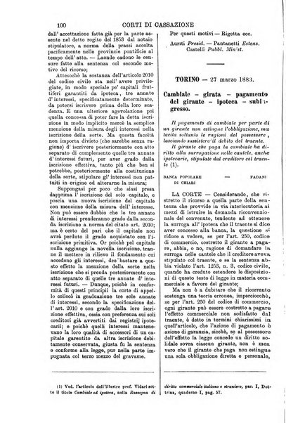 Annali della giurisprudenza italiana raccolta generale delle decisioni delle Corti di cassazione e d'appello in materia civile, criminale, commerciale, di diritto pubblico e amministrativo, e di procedura civile e penale