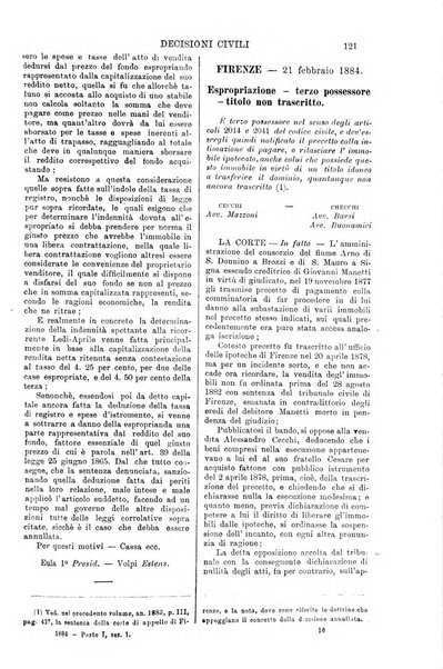 Annali della giurisprudenza italiana raccolta generale delle decisioni delle Corti di cassazione e d'appello in materia civile, criminale, commerciale, di diritto pubblico e amministrativo, e di procedura civile e penale