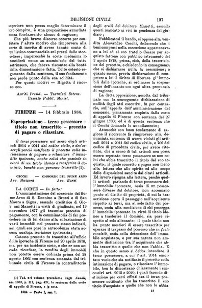 Annali della giurisprudenza italiana raccolta generale delle decisioni delle Corti di cassazione e d'appello in materia civile, criminale, commerciale, di diritto pubblico e amministrativo, e di procedura civile e penale