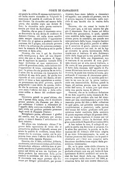 Annali della giurisprudenza italiana raccolta generale delle decisioni delle Corti di cassazione e d'appello in materia civile, criminale, commerciale, di diritto pubblico e amministrativo, e di procedura civile e penale