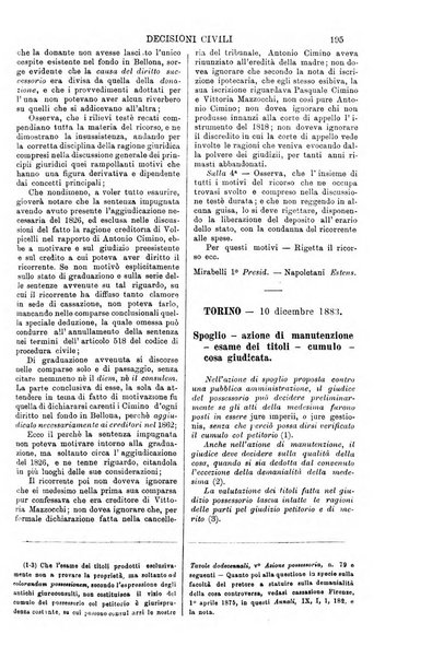 Annali della giurisprudenza italiana raccolta generale delle decisioni delle Corti di cassazione e d'appello in materia civile, criminale, commerciale, di diritto pubblico e amministrativo, e di procedura civile e penale