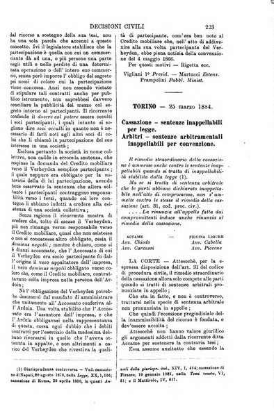 Annali della giurisprudenza italiana raccolta generale delle decisioni delle Corti di cassazione e d'appello in materia civile, criminale, commerciale, di diritto pubblico e amministrativo, e di procedura civile e penale