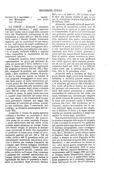 Annali della giurisprudenza italiana raccolta generale delle decisioni delle Corti di cassazione e d'appello in materia civile, criminale, commerciale, di diritto pubblico e amministrativo, e di procedura civile e penale