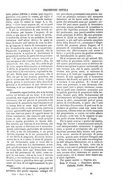 Annali della giurisprudenza italiana raccolta generale delle decisioni delle Corti di cassazione e d'appello in materia civile, criminale, commerciale, di diritto pubblico e amministrativo, e di procedura civile e penale