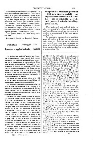 Annali della giurisprudenza italiana raccolta generale delle decisioni delle Corti di cassazione e d'appello in materia civile, criminale, commerciale, di diritto pubblico e amministrativo, e di procedura civile e penale