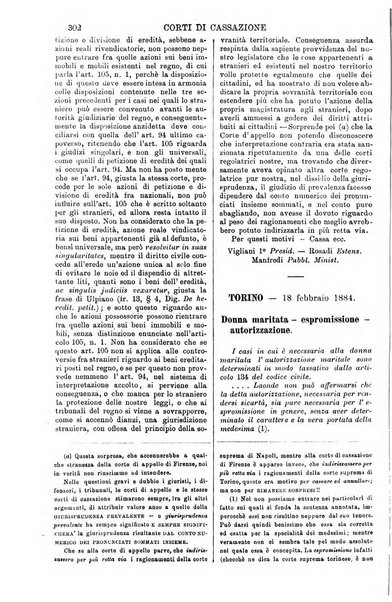 Annali della giurisprudenza italiana raccolta generale delle decisioni delle Corti di cassazione e d'appello in materia civile, criminale, commerciale, di diritto pubblico e amministrativo, e di procedura civile e penale