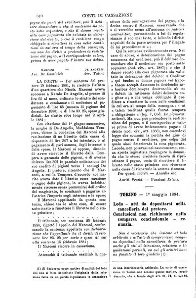 Annali della giurisprudenza italiana raccolta generale delle decisioni delle Corti di cassazione e d'appello in materia civile, criminale, commerciale, di diritto pubblico e amministrativo, e di procedura civile e penale