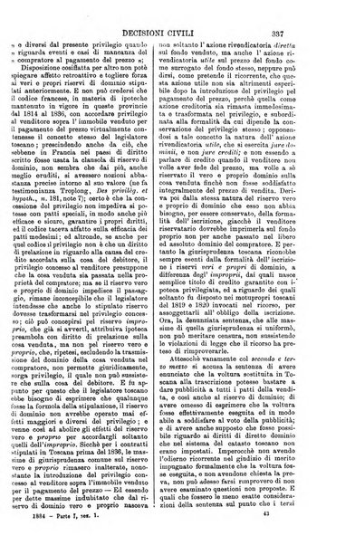 Annali della giurisprudenza italiana raccolta generale delle decisioni delle Corti di cassazione e d'appello in materia civile, criminale, commerciale, di diritto pubblico e amministrativo, e di procedura civile e penale