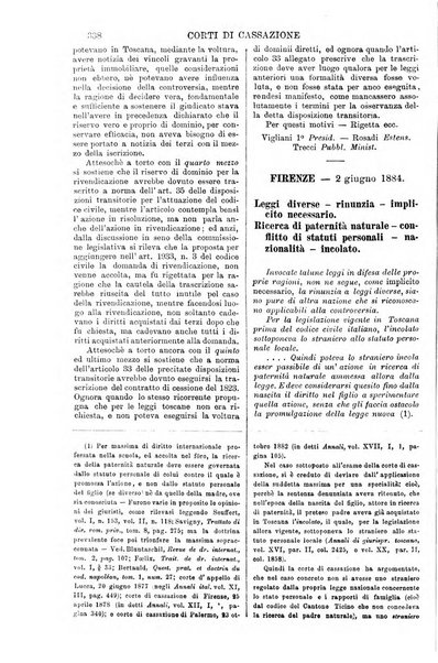 Annali della giurisprudenza italiana raccolta generale delle decisioni delle Corti di cassazione e d'appello in materia civile, criminale, commerciale, di diritto pubblico e amministrativo, e di procedura civile e penale