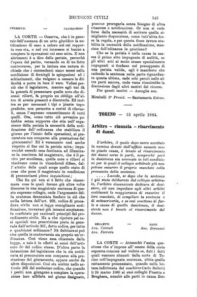 Annali della giurisprudenza italiana raccolta generale delle decisioni delle Corti di cassazione e d'appello in materia civile, criminale, commerciale, di diritto pubblico e amministrativo, e di procedura civile e penale