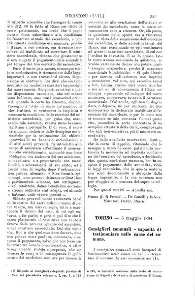 Annali della giurisprudenza italiana raccolta generale delle decisioni delle Corti di cassazione e d'appello in materia civile, criminale, commerciale, di diritto pubblico e amministrativo, e di procedura civile e penale