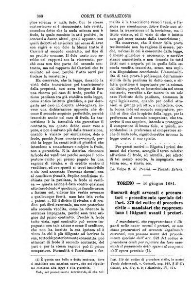 Annali della giurisprudenza italiana raccolta generale delle decisioni delle Corti di cassazione e d'appello in materia civile, criminale, commerciale, di diritto pubblico e amministrativo, e di procedura civile e penale