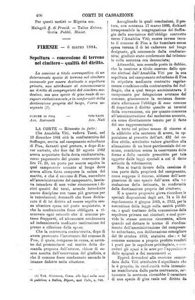 Annali della giurisprudenza italiana raccolta generale delle decisioni delle Corti di cassazione e d'appello in materia civile, criminale, commerciale, di diritto pubblico e amministrativo, e di procedura civile e penale