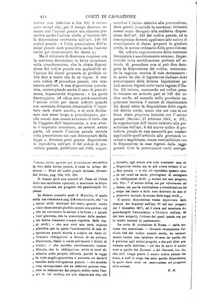 Annali della giurisprudenza italiana raccolta generale delle decisioni delle Corti di cassazione e d'appello in materia civile, criminale, commerciale, di diritto pubblico e amministrativo, e di procedura civile e penale