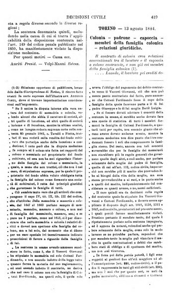 Annali della giurisprudenza italiana raccolta generale delle decisioni delle Corti di cassazione e d'appello in materia civile, criminale, commerciale, di diritto pubblico e amministrativo, e di procedura civile e penale