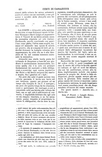 Annali della giurisprudenza italiana raccolta generale delle decisioni delle Corti di cassazione e d'appello in materia civile, criminale, commerciale, di diritto pubblico e amministrativo, e di procedura civile e penale