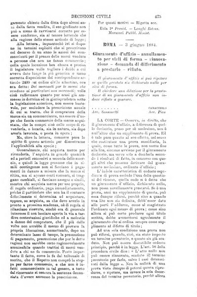 Annali della giurisprudenza italiana raccolta generale delle decisioni delle Corti di cassazione e d'appello in materia civile, criminale, commerciale, di diritto pubblico e amministrativo, e di procedura civile e penale