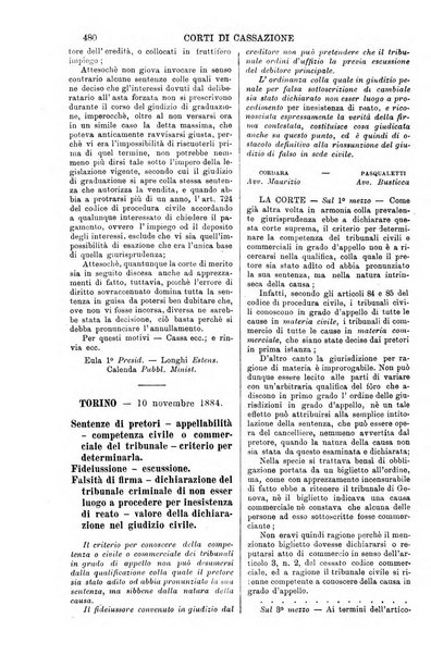 Annali della giurisprudenza italiana raccolta generale delle decisioni delle Corti di cassazione e d'appello in materia civile, criminale, commerciale, di diritto pubblico e amministrativo, e di procedura civile e penale