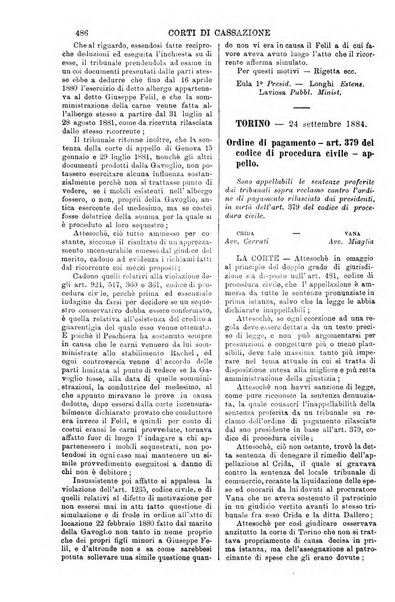 Annali della giurisprudenza italiana raccolta generale delle decisioni delle Corti di cassazione e d'appello in materia civile, criminale, commerciale, di diritto pubblico e amministrativo, e di procedura civile e penale