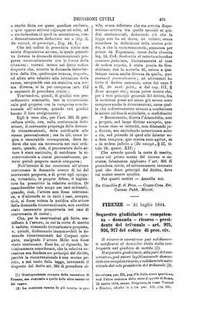 Annali della giurisprudenza italiana raccolta generale delle decisioni delle Corti di cassazione e d'appello in materia civile, criminale, commerciale, di diritto pubblico e amministrativo, e di procedura civile e penale