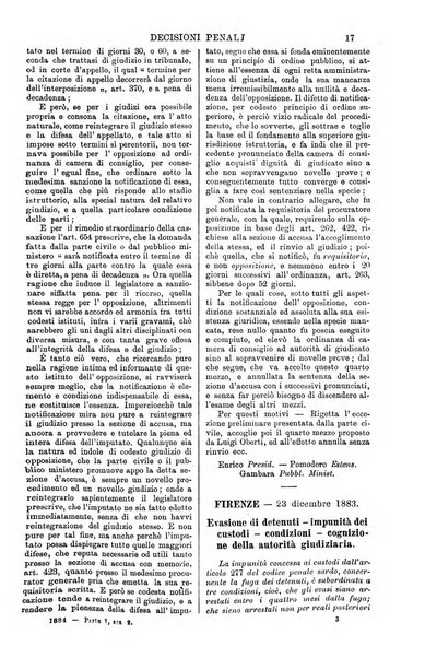 Annali della giurisprudenza italiana raccolta generale delle decisioni delle Corti di cassazione e d'appello in materia civile, criminale, commerciale, di diritto pubblico e amministrativo, e di procedura civile e penale