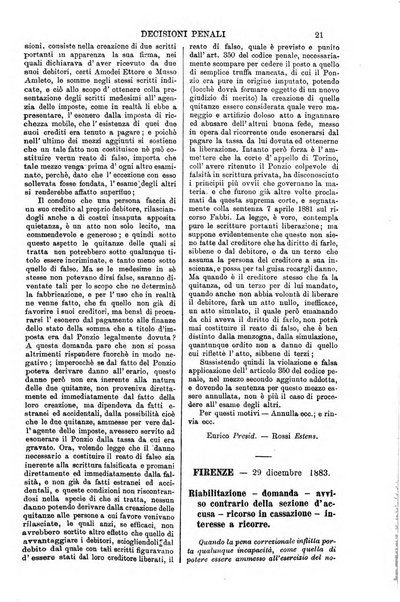 Annali della giurisprudenza italiana raccolta generale delle decisioni delle Corti di cassazione e d'appello in materia civile, criminale, commerciale, di diritto pubblico e amministrativo, e di procedura civile e penale