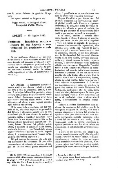 Annali della giurisprudenza italiana raccolta generale delle decisioni delle Corti di cassazione e d'appello in materia civile, criminale, commerciale, di diritto pubblico e amministrativo, e di procedura civile e penale