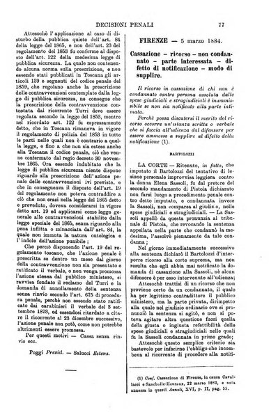 Annali della giurisprudenza italiana raccolta generale delle decisioni delle Corti di cassazione e d'appello in materia civile, criminale, commerciale, di diritto pubblico e amministrativo, e di procedura civile e penale