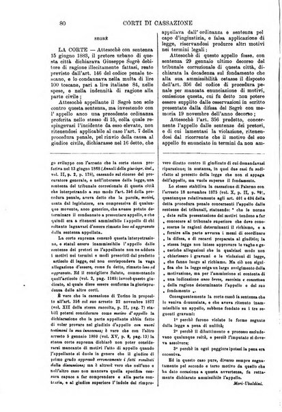 Annali della giurisprudenza italiana raccolta generale delle decisioni delle Corti di cassazione e d'appello in materia civile, criminale, commerciale, di diritto pubblico e amministrativo, e di procedura civile e penale