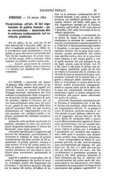 Annali della giurisprudenza italiana raccolta generale delle decisioni delle Corti di cassazione e d'appello in materia civile, criminale, commerciale, di diritto pubblico e amministrativo, e di procedura civile e penale