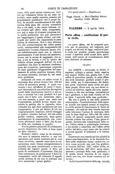 Annali della giurisprudenza italiana raccolta generale delle decisioni delle Corti di cassazione e d'appello in materia civile, criminale, commerciale, di diritto pubblico e amministrativo, e di procedura civile e penale