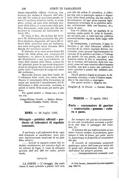 Annali della giurisprudenza italiana raccolta generale delle decisioni delle Corti di cassazione e d'appello in materia civile, criminale, commerciale, di diritto pubblico e amministrativo, e di procedura civile e penale