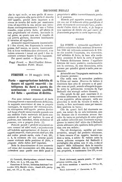 Annali della giurisprudenza italiana raccolta generale delle decisioni delle Corti di cassazione e d'appello in materia civile, criminale, commerciale, di diritto pubblico e amministrativo, e di procedura civile e penale