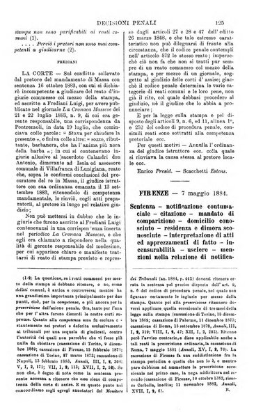 Annali della giurisprudenza italiana raccolta generale delle decisioni delle Corti di cassazione e d'appello in materia civile, criminale, commerciale, di diritto pubblico e amministrativo, e di procedura civile e penale