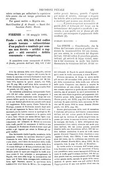 Annali della giurisprudenza italiana raccolta generale delle decisioni delle Corti di cassazione e d'appello in materia civile, criminale, commerciale, di diritto pubblico e amministrativo, e di procedura civile e penale