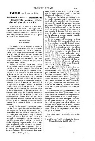 Annali della giurisprudenza italiana raccolta generale delle decisioni delle Corti di cassazione e d'appello in materia civile, criminale, commerciale, di diritto pubblico e amministrativo, e di procedura civile e penale