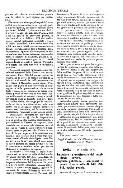 Annali della giurisprudenza italiana raccolta generale delle decisioni delle Corti di cassazione e d'appello in materia civile, criminale, commerciale, di diritto pubblico e amministrativo, e di procedura civile e penale