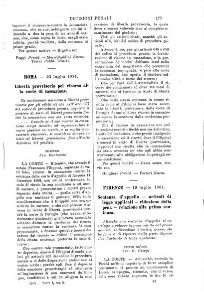 Annali della giurisprudenza italiana raccolta generale delle decisioni delle Corti di cassazione e d'appello in materia civile, criminale, commerciale, di diritto pubblico e amministrativo, e di procedura civile e penale