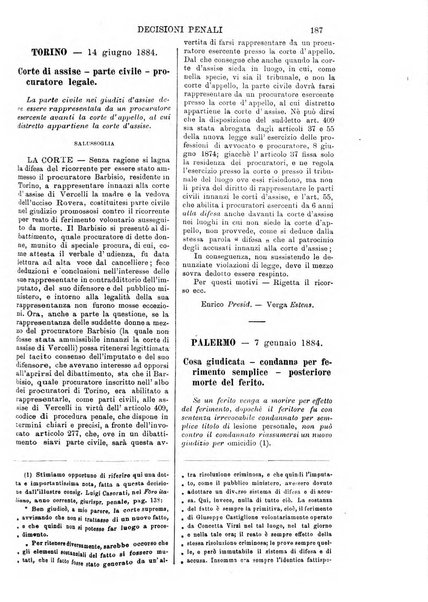 Annali della giurisprudenza italiana raccolta generale delle decisioni delle Corti di cassazione e d'appello in materia civile, criminale, commerciale, di diritto pubblico e amministrativo, e di procedura civile e penale