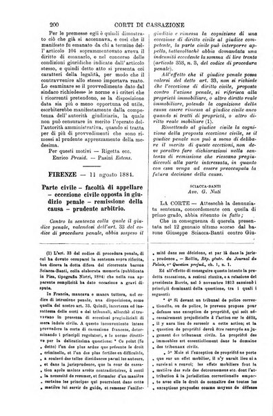 Annali della giurisprudenza italiana raccolta generale delle decisioni delle Corti di cassazione e d'appello in materia civile, criminale, commerciale, di diritto pubblico e amministrativo, e di procedura civile e penale