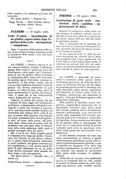 Annali della giurisprudenza italiana raccolta generale delle decisioni delle Corti di cassazione e d'appello in materia civile, criminale, commerciale, di diritto pubblico e amministrativo, e di procedura civile e penale